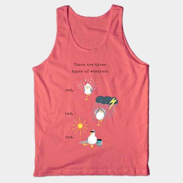 Three Types of Weather Tank Top by illucalliart